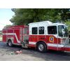 Two QFD firefighters hurt battling blaze